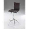 Pu Seat, Chrome Base Stool, Set Of 2 - Creative Images