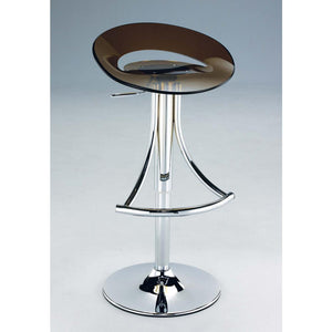 Arcrylic Bar Stool, Smoke - Creative Images