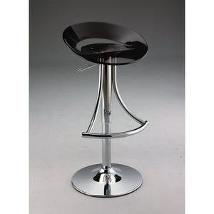 Arcrylic Bar Stool, Black - Creative Images