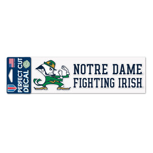 Notre Dame Fighting Irish Decal 3x10 Perfect Cut Wordmark Color - WinCraft