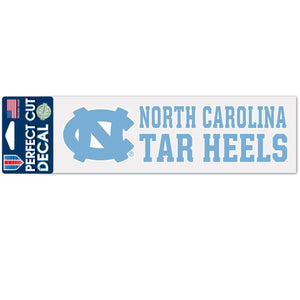 North Carolina Tar Heels Decal 3x10 Perfect Cut Color - WinCraft