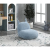 Weston 21.5''W Blue Chenille Deer-Shaped Kids Chair - Lilola Home