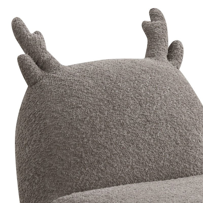 Weston 21.5''W Brown Chenille Deer-Shaped Kids Chair - Lilola Home