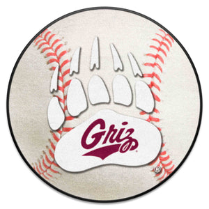 Fanmats - University of Montana Baseball Mat 27'' diameter