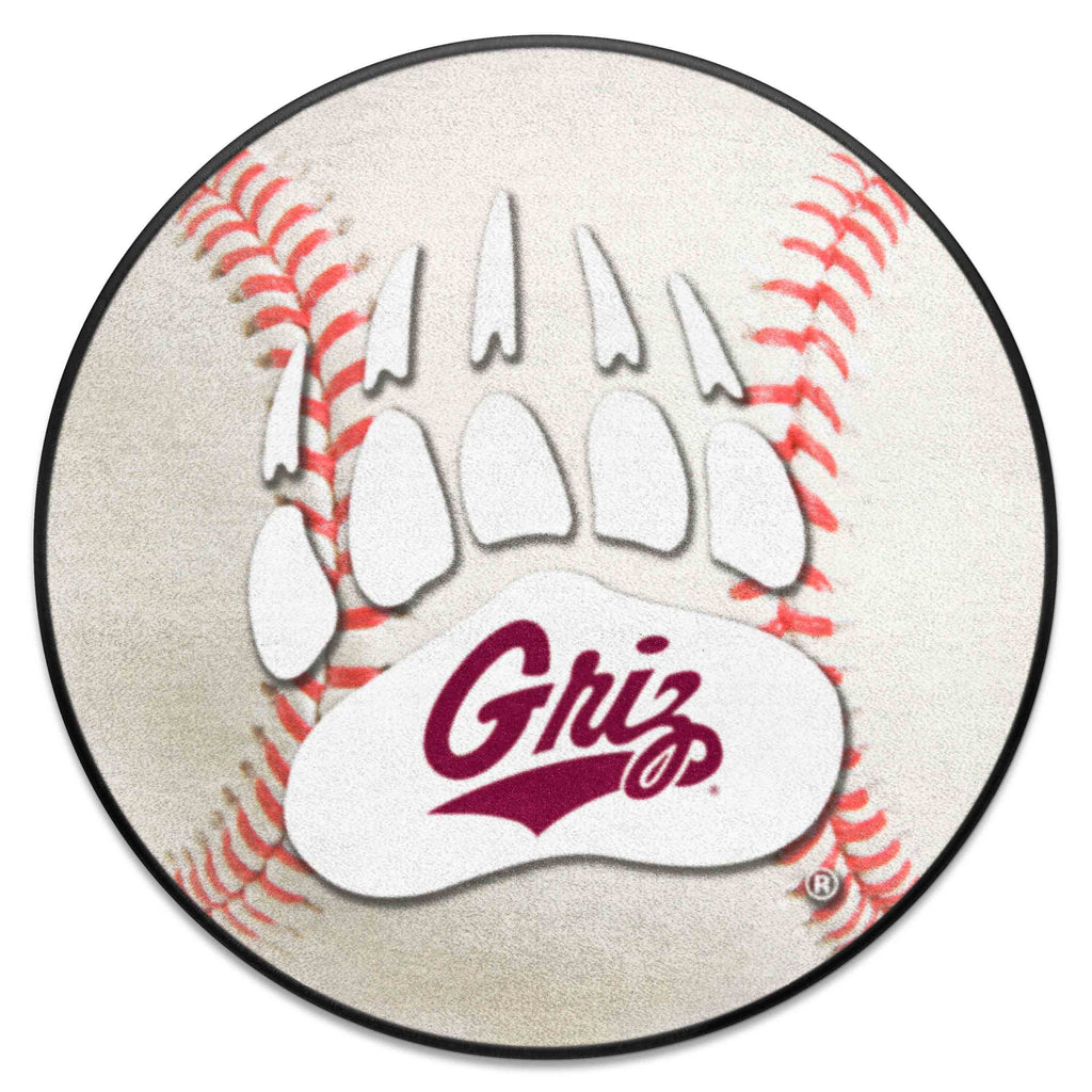 Fanmats - University of Montana Baseball Mat 27'' diameter