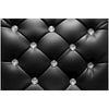 Best Master Swivel Bar Stool With Crystal and Tufted Look in Black (Set of 2) - Best Master Furniture