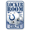 Indianapolis Colts Sign 11x17 Plastic Locker Room Design - WinCraft