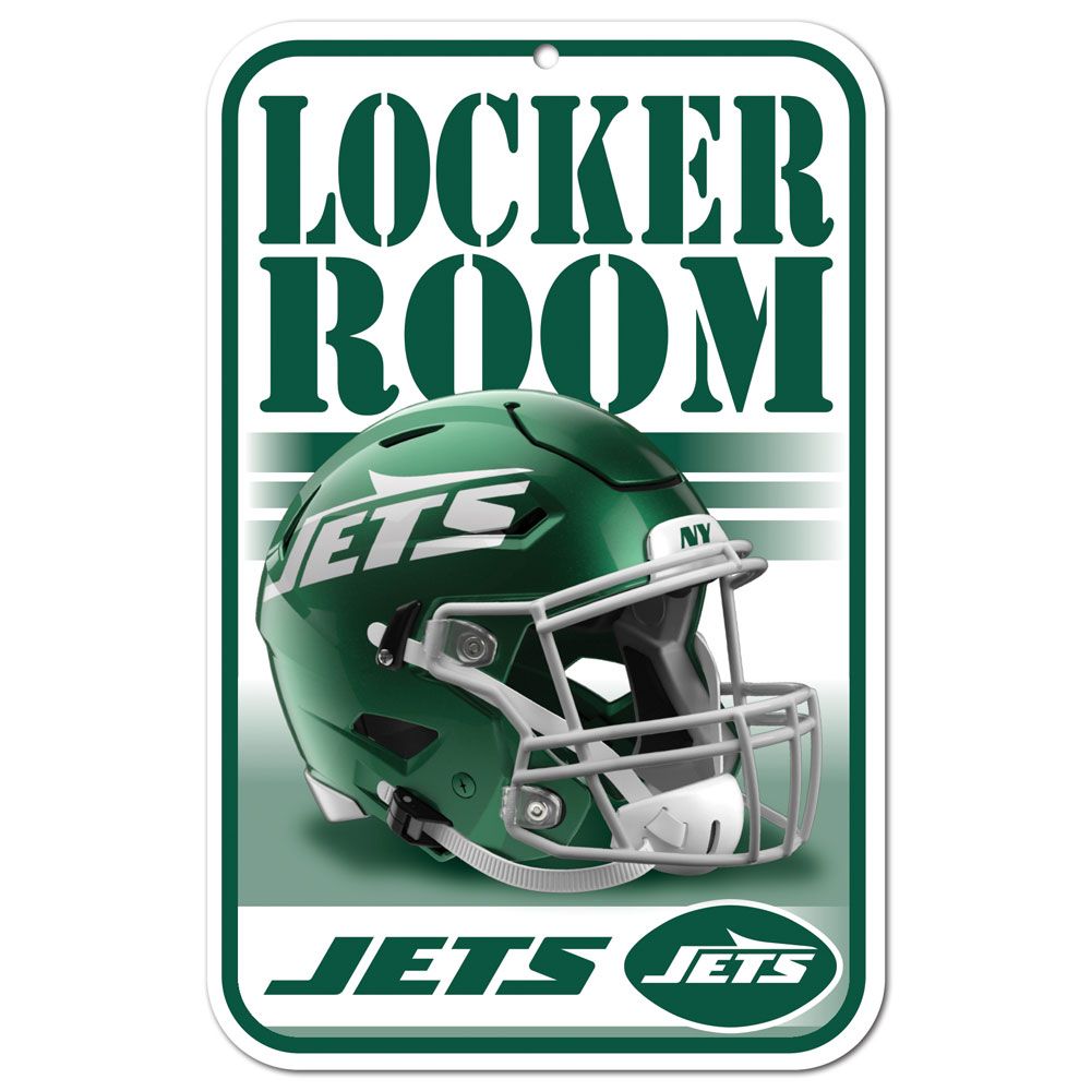 New York Jets Sign 11x17 Plastic Locker Room Design - WinCraft