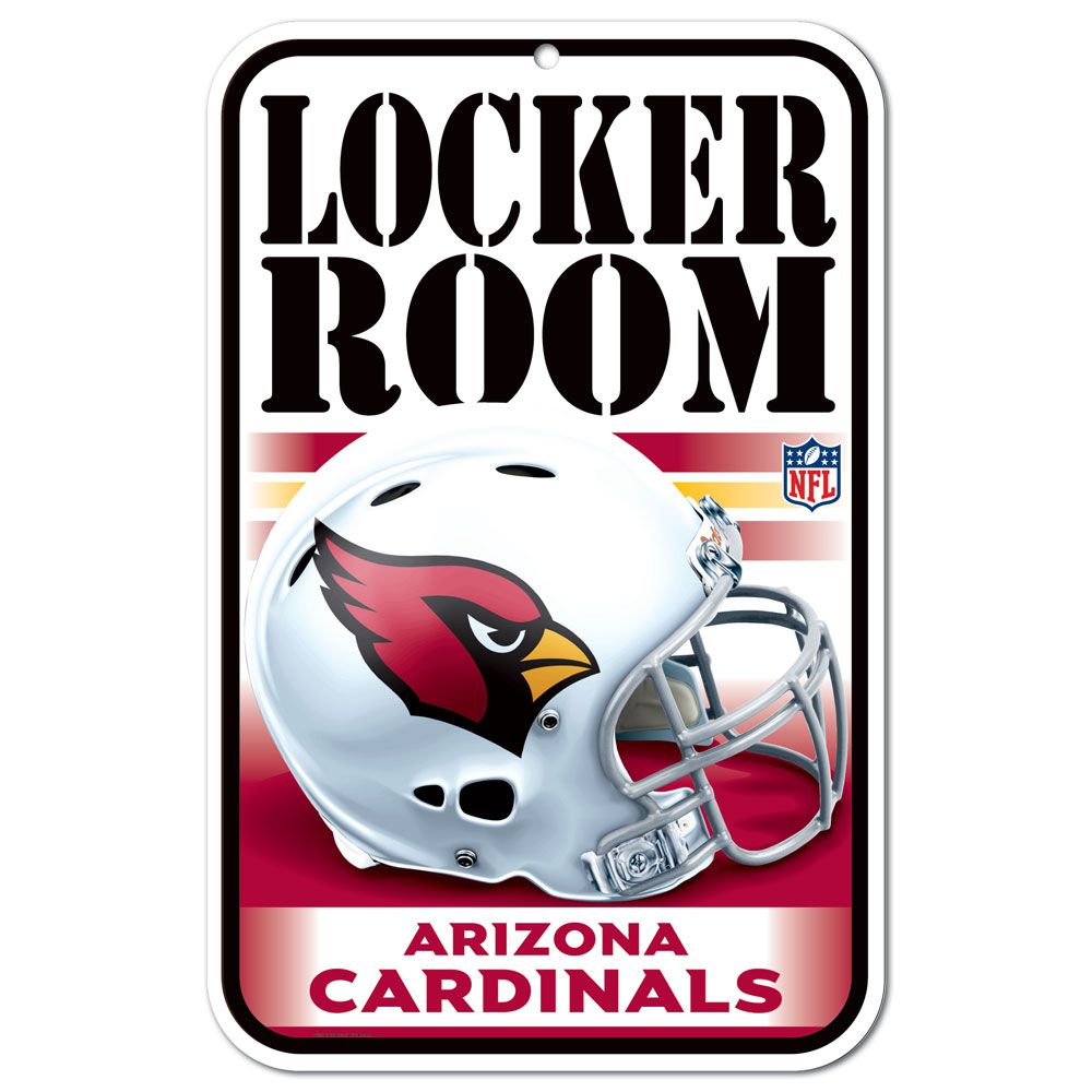 Arizona Cardinals Sign 11x17 Plastic Locker Room Design - WinCraft