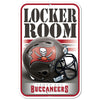 Tampa Bay Buccaneers Sign 11x17 Plastic Locker Room Design - WinCraft