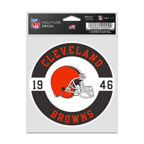 Cleveland Browns Decal 3.75x5 Patch Fan - WinCraft