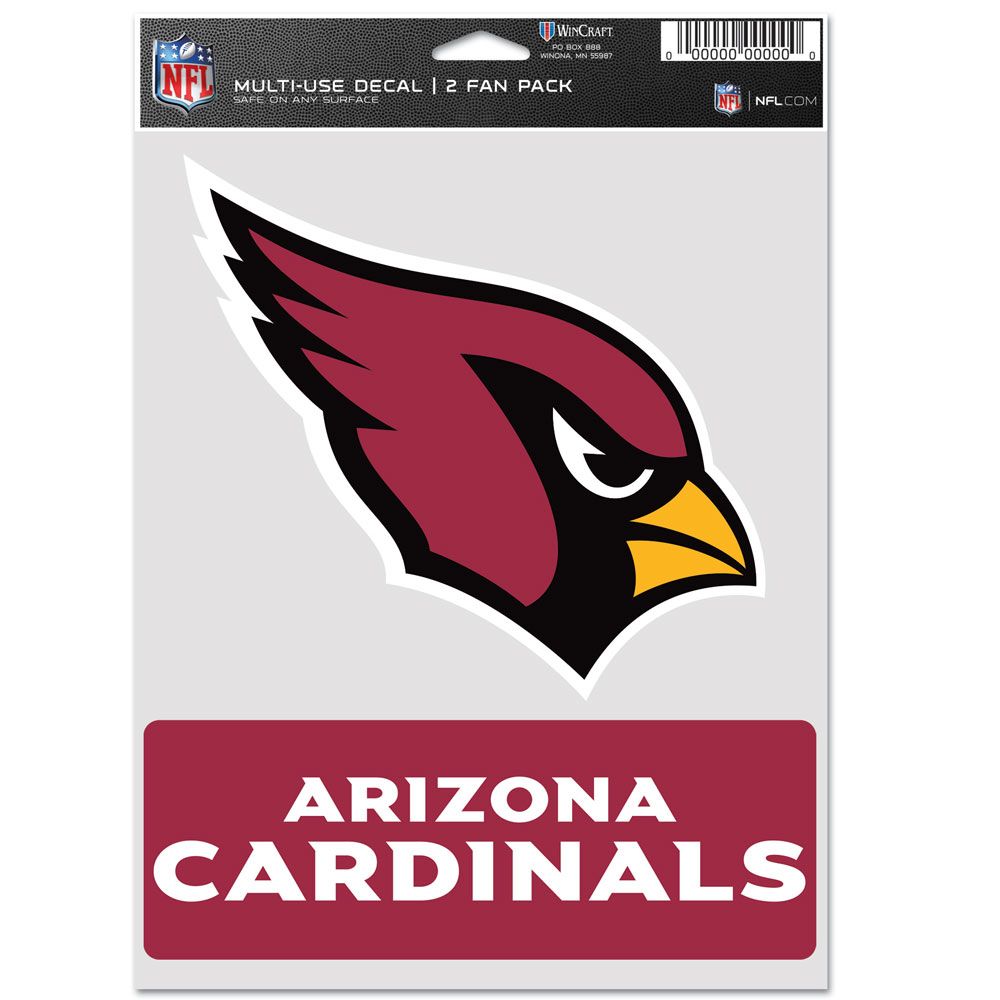 Arizona Cardinals Decal Multi Use Fan 2 Pack - WinCraft