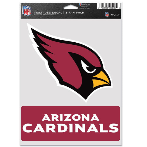 Arizona Cardinals Decal Multi Use Fan 2 Pack - WinCraft