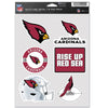 Arizona Cardinals Decal Multi Use Fan 6 Pack - Wincraft