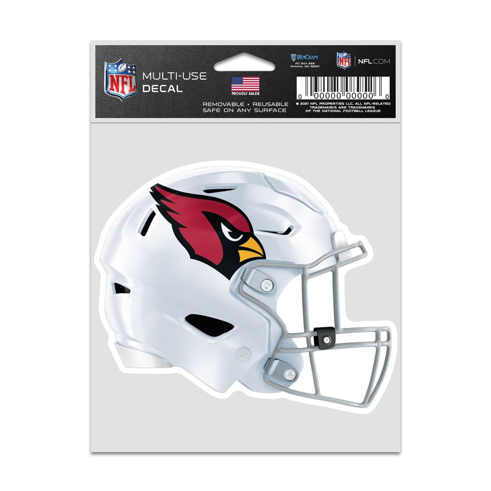 Arizona Cardinals Decal 3.75x5 Helmet Fan - WinCraft