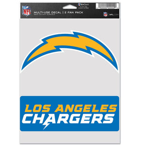 Los Angeles Chargers Decal Multi Use Fan 2 Pack - WinCraft