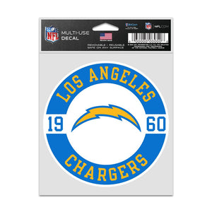 Los Angeles Chargers Decal 3.75x5 Patch Fan - WinCraft