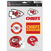 Kansas City Chiefs Decal Multi Use Fan 6 Pack - WinCraft