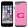 Chicago Bears Phone Case Pink Football Pebble Grain Feel iPhone 6 CO - Gamewear