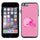 Cleveland Browns Phone Case Pink Football Pebble Grain Feel iPhone 6 Case CO - Gamewear