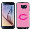 Chicago Bears Phone Case Pink Football Pebble Grain Feel Samsung Galaxy S6 CO - Gamewear