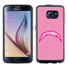 Los Angeles Chargers Phone Case Pink Football Pebble Grain Feel Samsung Galaxy S6 CO - Gamewear