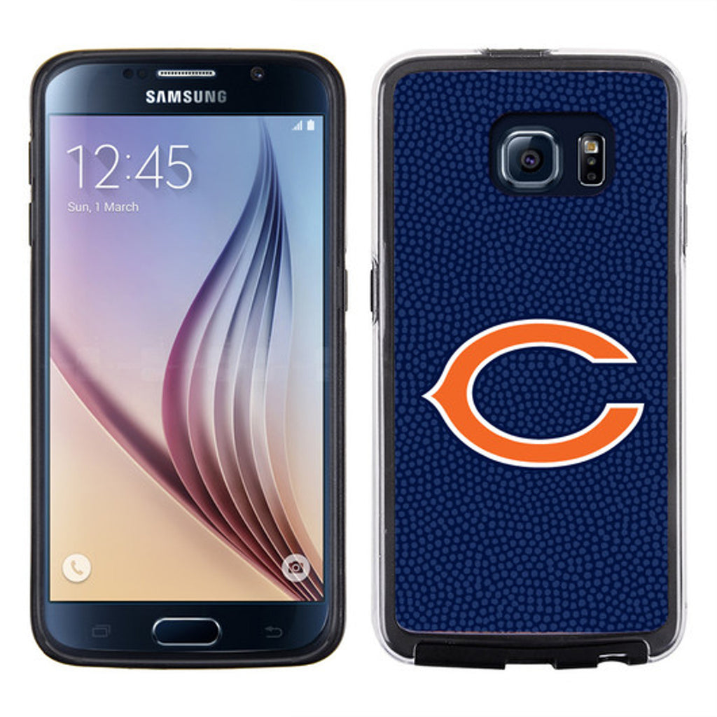 Chicago Bears Phone CaseTeam Color Football Pebble Grain Feel Samsung Galaxy S6 CO - Gamewear