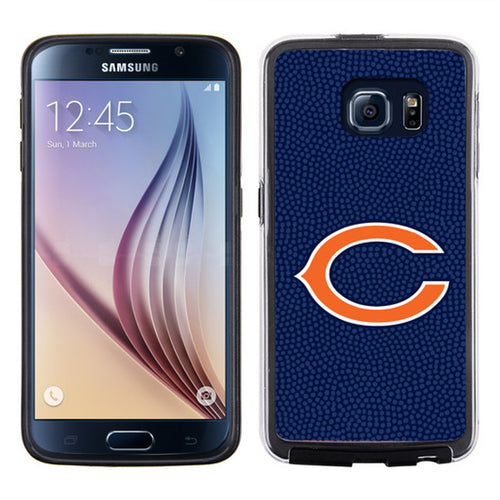 Chicago Bears Phone CaseTeam Color Football Pebble Grain Feel Samsung Galaxy S6 CO - Gamewear