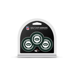 New York Jets Golf Chip with Marker 3 Pack - Team Golf
