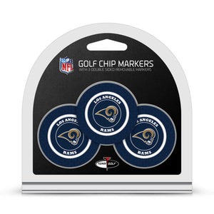 Los Angeles Rams Golf Chip with Marker 3 Pack - Team Golf