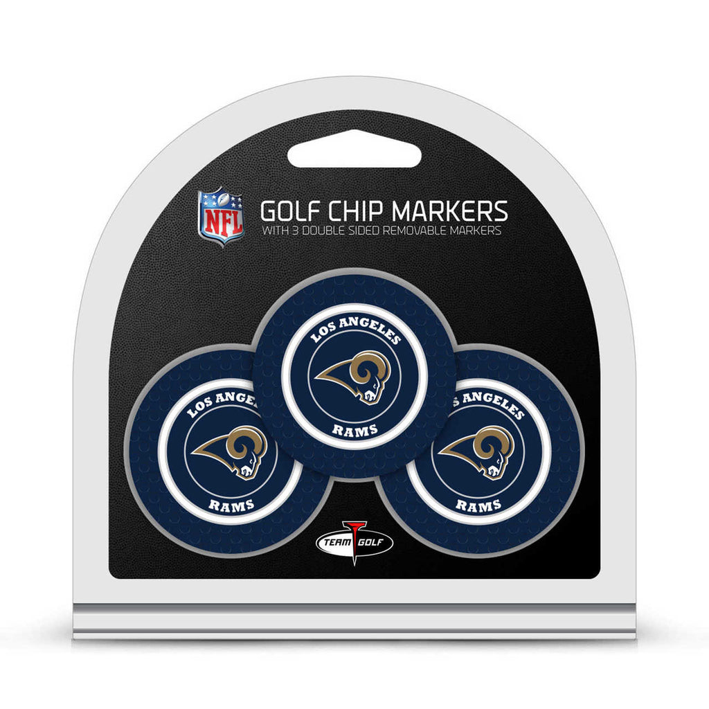 Los Angeles Rams Golf Chip with Marker 3 Pack - Team Golf