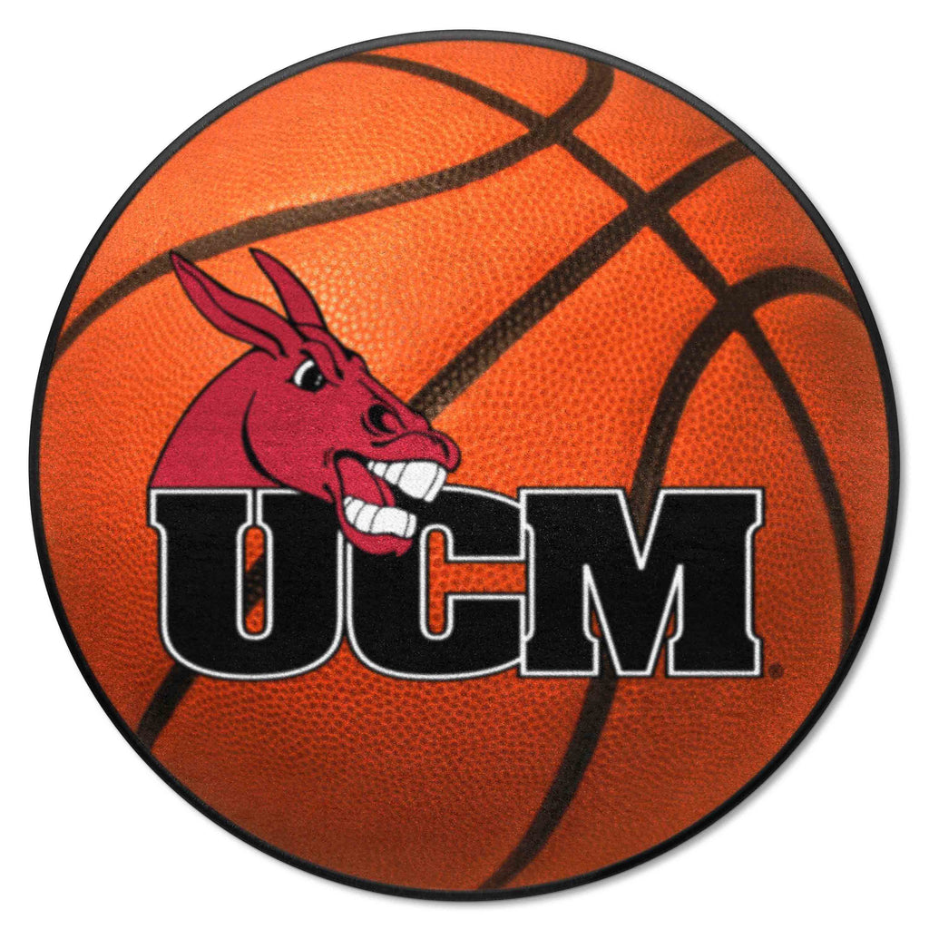 Fanmats - University of Central Missouri Basketball Mat 27'' diameter