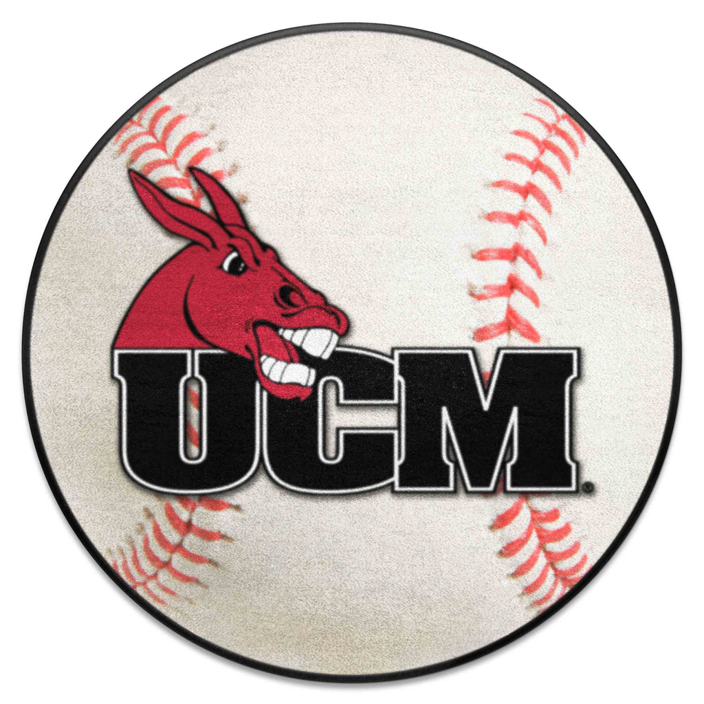 Fanmats - University of Central Missouri Baseball Mat 27'' diameter