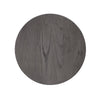 Stockton 30'' Backless Metal Swivel Stool - Slate Grey - Grey Oak Seat - American Woodcrafters