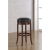 Stella 30'' Backless Swivel Stool - Medium Walnut - American Woodcrafters
