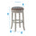 Aversa 26'' Backless Swivel Stool - Distressed Antique White - American Woodcrafters