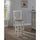Accera 26'' Swivel Stool - Distressed Antique White - American Woodcrafters