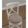 Accera 30'' Swivel Stool - Distressed Antique White - American Woodcrafters