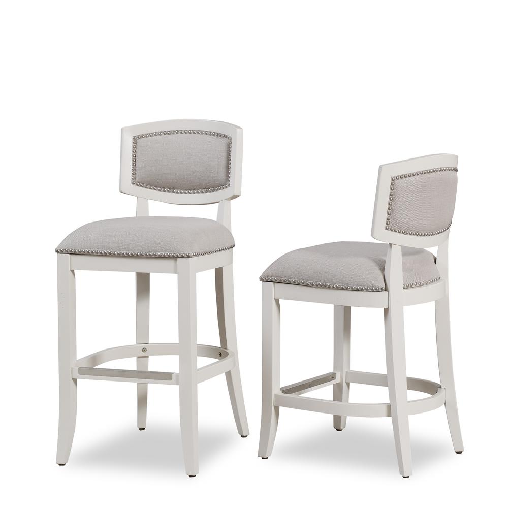 Beverly 26'' Stool - Off White Finish - American Woodcrafters