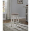 Aversa 30'' Backless Swivel Stool - Distressed Antique White - American Woodcrafters