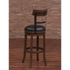 Taranto 30'' Bar Swivel Stool - Washed Brown - American Woodcrafters