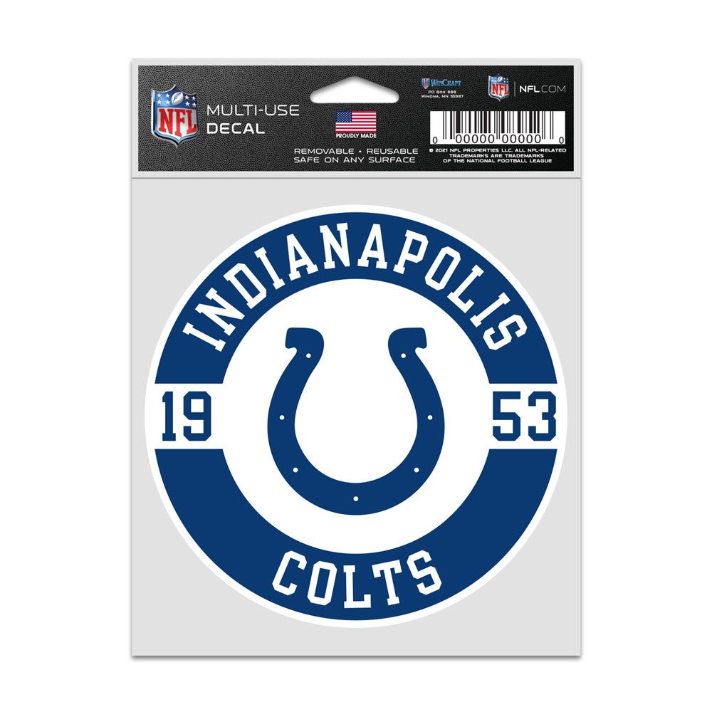 Indianapolis Colts Decal 3.75x5 Patch Fan - WinCraft