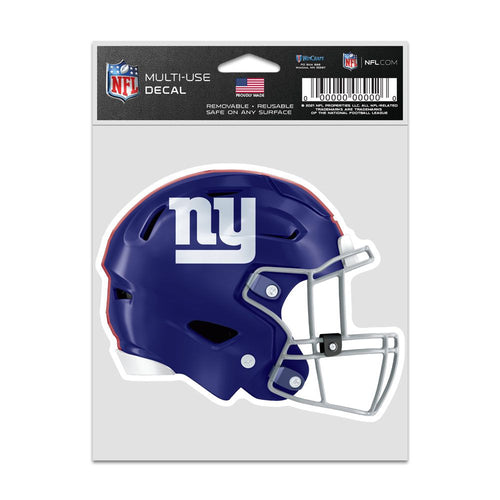 New York Giants Decal 3.75x5 Helmet Fan - WinCraft