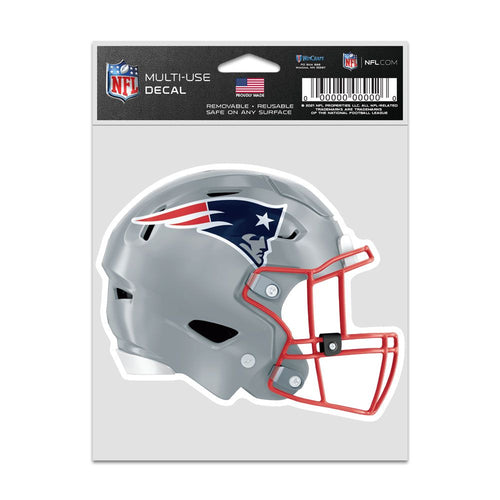 New England Patriots Decal 3.75x5 Helmet Fan - WinCraft