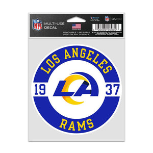 Los Angeles Rams Decal 3.75x5 Patch Fan - WinCraft
