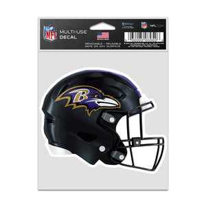 Baltimore Ravens Decal 3.75x5 Helmet Fan - WinCraft
