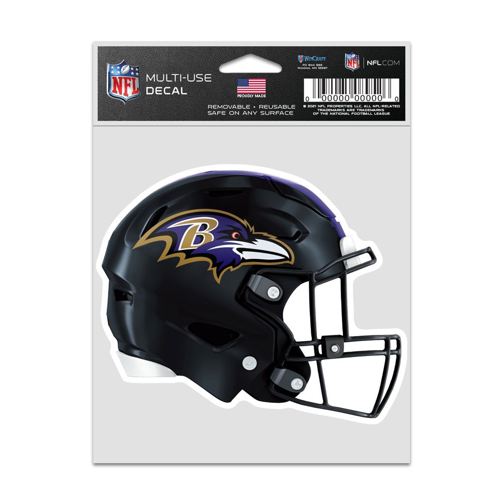 Baltimore Ravens Decal 3.75x5 Helmet Fan - WinCraft