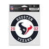 Houston Texans Decal 3.75x5 Patch Fan - WinCraft