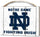 Notre Dame Fighting Irish Small Plaque - Weathered Logo -