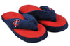 Minnesota Twins Slipper - Women Thong Flip Flop - (1 Pair) - L -
